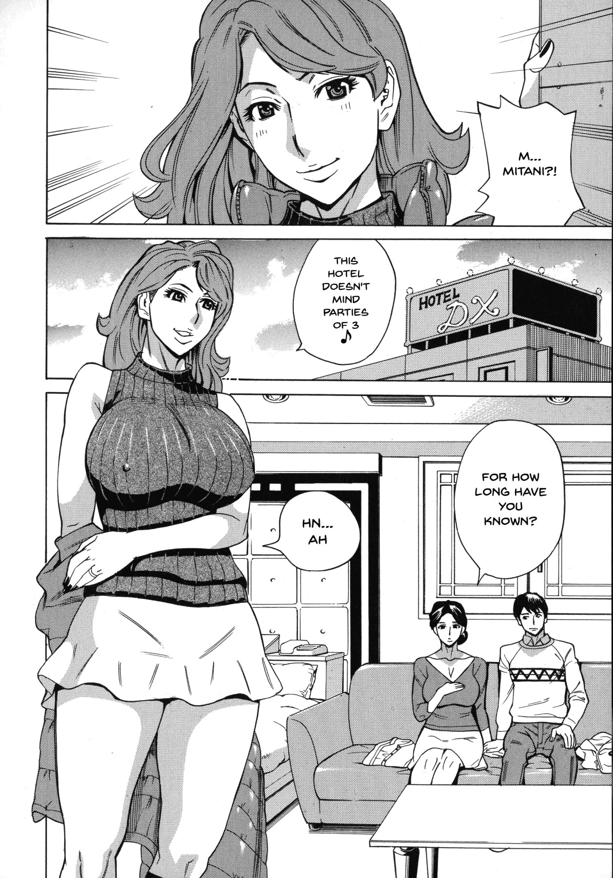 Hentai Manga Comic-A Housewife's Love Fireworks ~To Think My First Affair Would Be a 3-Way~-Chapter 3-4